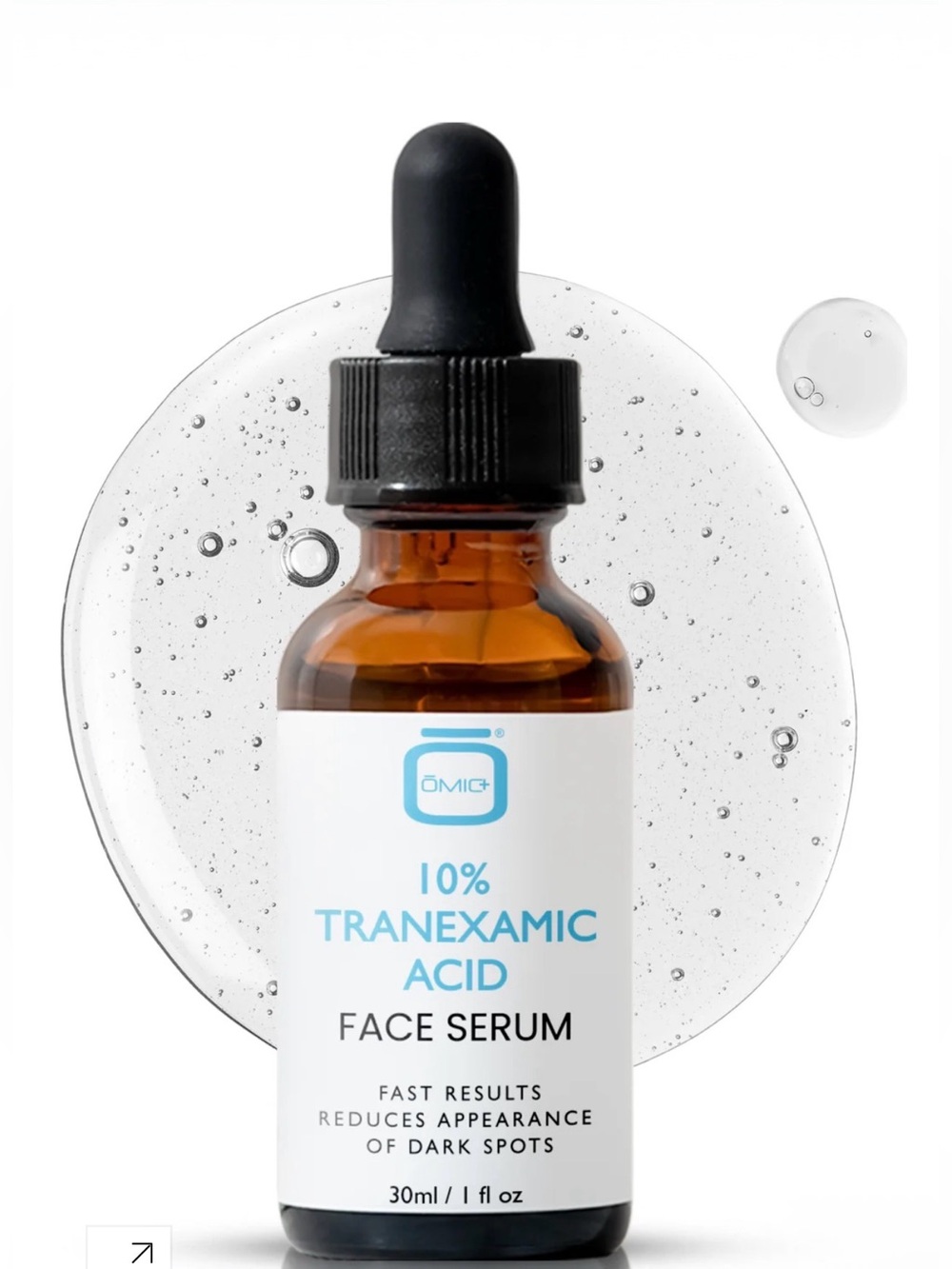 💦 Omic+ Skincare 10% Tranexamic Acid Face Serum.